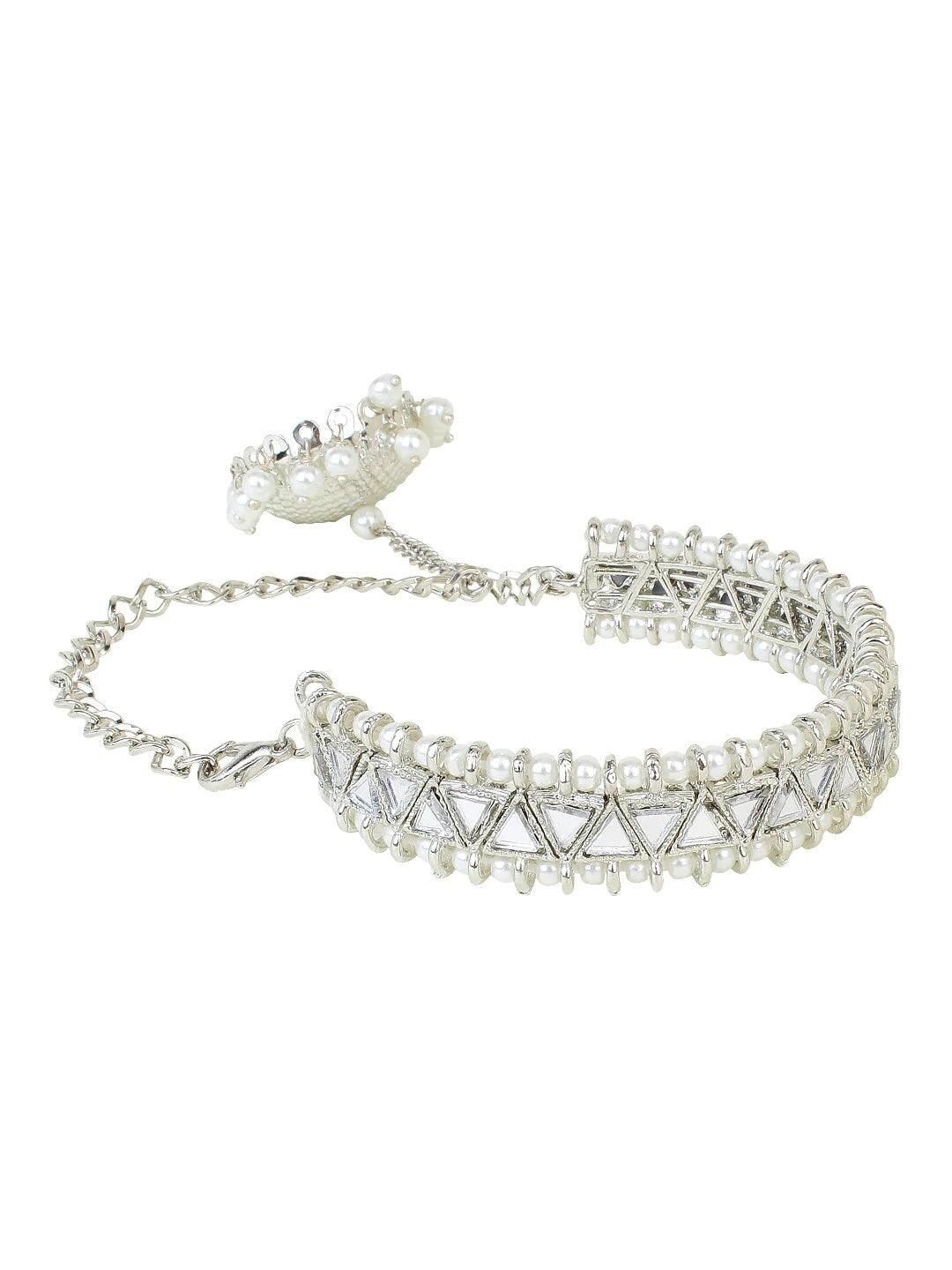 Jhumki Mirror Bracelet / Indian Bangles / Punjabi Jewelry / Pakistani jewelry / Indian jewels