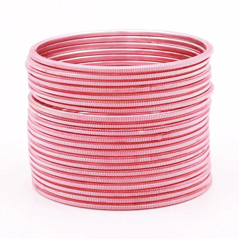 Indian Bangles Set 24 Dual Textured Bangles, Indian Jewelry, Bangles Bridal Bangles for Women, Indian Bangles, Bollywood Jewelry