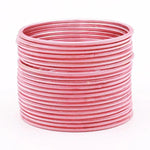 Indian Bangles Set 24 Dual Textured Bangles, Indian Jewelry, Bangles Bridal Bangles for Women, Indian Bangles, Bollywood Jewelry