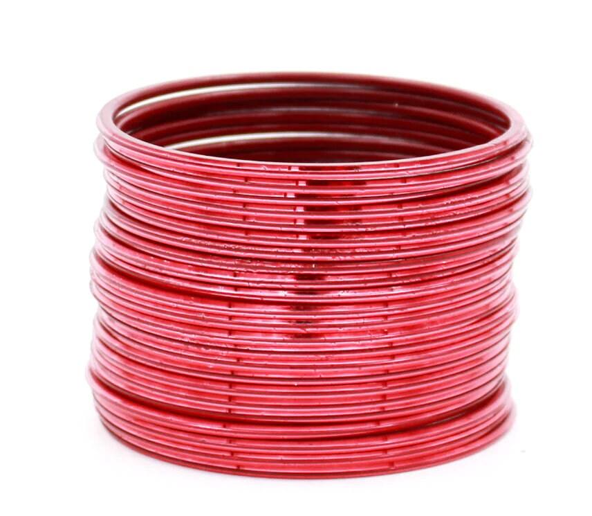 Indian Bangles Set 24 Shining Metal Bangles, Indian Jewelry, Bridal Bangles for Women, Indian Bangles, Bollywood Jewelry