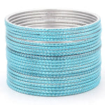 Indian Bangles Set 24 Shining Embossed Pattern Bangles, Indian Jewelry, Bridal Bangles for Women, Indian Bangles, Bollywood Jewelry