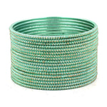 Indian Bangles, 24 Glitter Bangle Set, Indian Jewelry, Bridal Bangles for Women, Indian Bangles, Bollywood Jewelry, Chudiyan