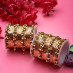 Indian Bangle Set, Metal Bangles set for 54 psc, Bridal Bangles, Traditional wedding Bangle Bracelet set for women