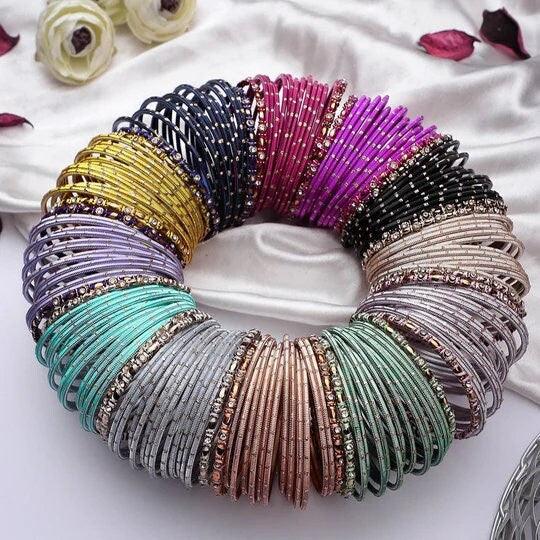 Indian Bangles Set / Bridal Bangles Set / Indian Jewelry / Bridal Bangles / Traditional Bangles / Bollywood Jewelry Bangles Set for Women
