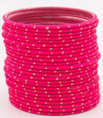 Indian Bangle Set 24 Plain Matte Textured Bangles, Metal Bangles Indian Jewelry / Bangles Bridal Bangles for Women