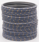 Indian Bangle Set 24 Plain Matte Textured Bangles, Metal Bangles Indian Jewelry / Bangles Bridal Bangles for Women