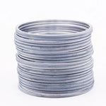 Indian Bangles Set 24 Dual Textured Bangles, Indian Jewelry, Bangles Bridal Bangles for Women, Indian Bangles, Bollywood Jewelry