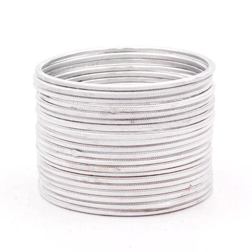 Indian Bangles Set 24 Dual Textured Bangles, Indian Jewelry, Bangles Bridal Bangles for Women, Indian Bangles, Bollywood Jewelry