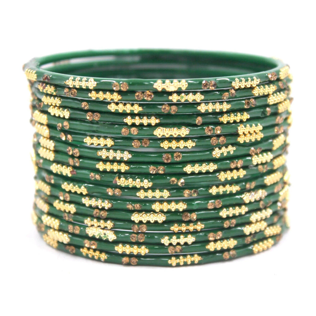 Indian Bangles Set 16 Meenakari Bangles Golden Stones, Indian Jewelry, Bangles Bridal Bangles for Women, Indian Bangles, Bollywood Jewelry