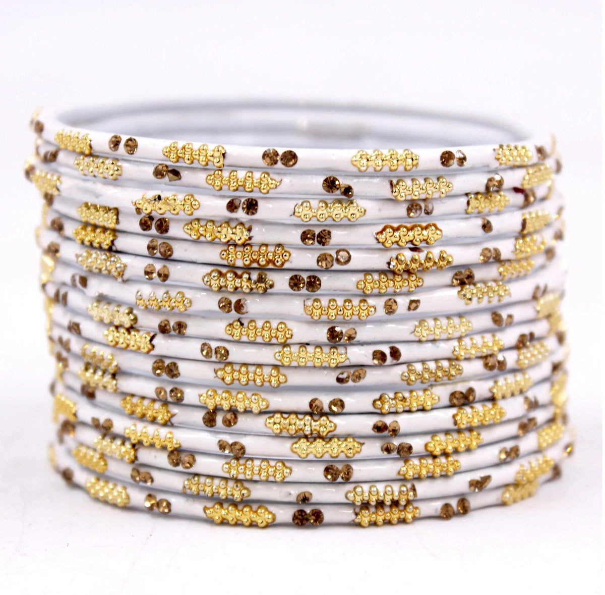 Indian Bangles Set 16 Meenakari Bangles Golden Stones, Indian Jewelry, Bangles Bridal Bangles for Women, Indian Bangles, Bollywood Jewelry