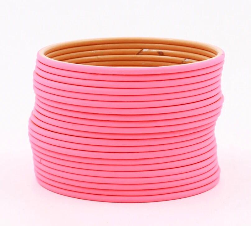 Indian Bangles Set 24 Plain Matte Textured Bangles, Indian Jewelry, Bridal Bangles for Women, Indian Bangles, Bollywood Jewelry