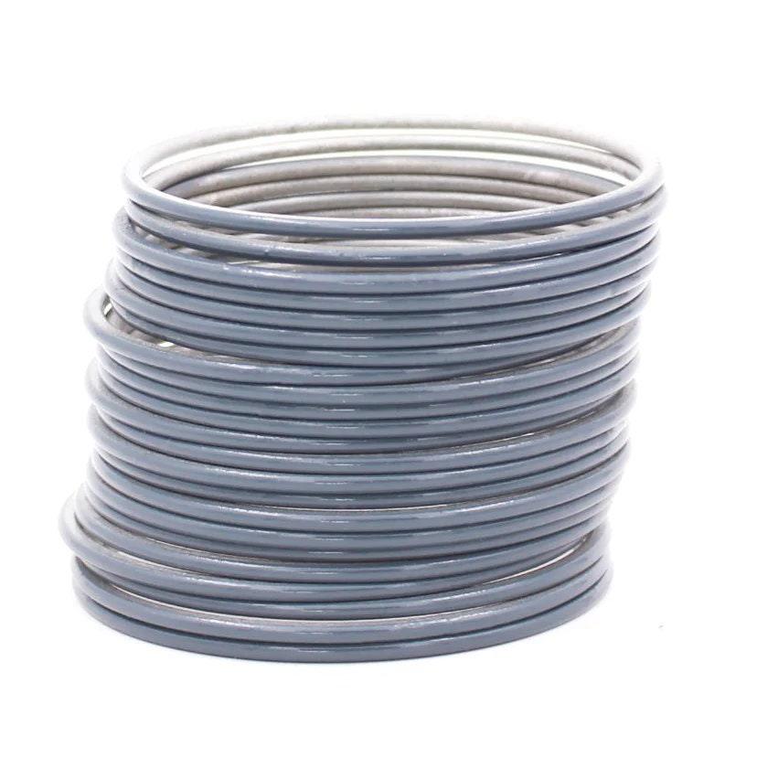 Indian Bangles, 24 Look like Glass Metal Bangle Set , Indian Jewelry, Bridal Bangles for Women, Indian Bangles, Bollywood Jewelry