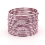 Indian Bangles, 24 Glitter Flat Shape Bangle Set , Indian Jewelry, Bridal Bangles for Women, Indian Bangles, Bollywood Jewelry