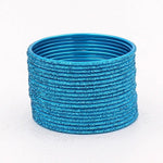 Indian Bangles, 24 Glitter Flat Shape Bangle Set , Indian Jewelry, Bridal Bangles for Women, Indian Bangles, Bollywood Jewelry