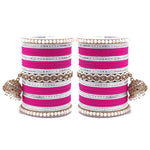 Bollywood Style Polki Kundan Pearl Jhumka Bangles Set Punjabi Pearl bangles Set/Bridal bangles/ wedding jewelry/pakistani set