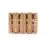 Indian gold bangles with different color bangles, Wedding bangles, bangle set, Festive color bangles, Indian bollywood jewelry