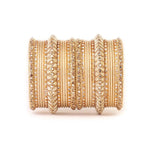 Traditional Kundan Bangle Set with stone work , Wedding bangles, Indian Jewelry