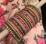 Customize Indian bangles set, Indian bangles, Wedding jewelry, colorful bangles, can be customized in any color