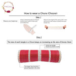 Traditional Pink Bridal chura, Indian wedding jewelry, Punjabi choora, Bridal jewelry, Pink Chura, Choora, Indian jewelry, Dulhan, Suhag