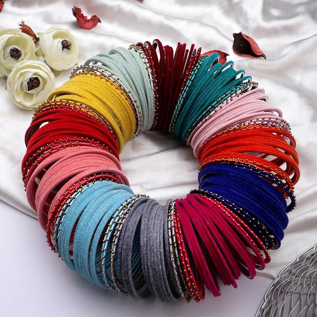 Indian Bangles / Bridal Bangles Set / Indian Jewelry / Bridal Bangles / Traditional Bangles / Bangles / Festive Colorful Bangles for Women