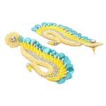 Beautiful Peacock Shape Handmade Kundan Earring, Long Earring For Women Indian handmade Jhumka Gift For Her