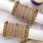 Velvet Bridal Bangles Set With Kundan Pearl Bangles, Indian Pakistani Bridal Bangles With Kundan Velvet Bridal Bangles Lightweight Jewelry