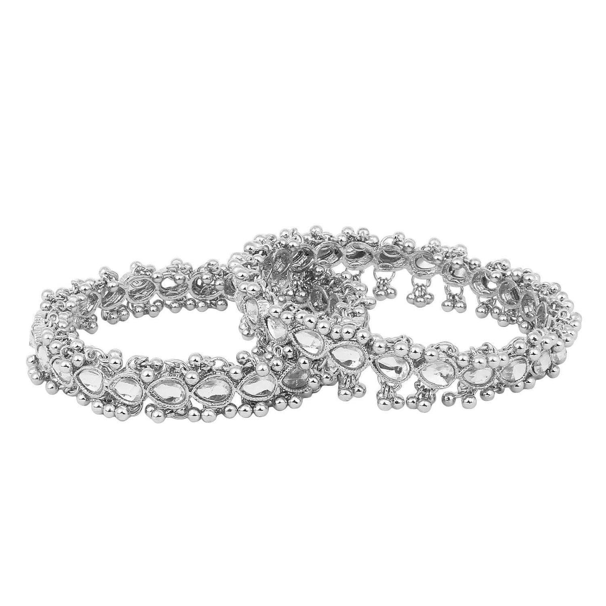 Kundan Indian Bridal Kadas, Pearl Wedding Jewelry, Statement Jewelry, Wedding Bangles, Pearl Bangles, Silver gold kadas