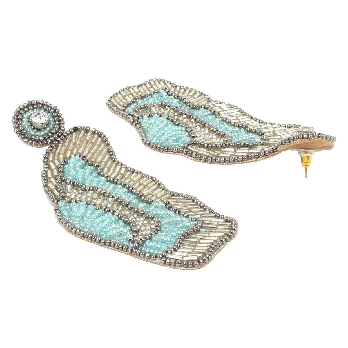 Handmade Rose Shaped Earrings, Long Earrings, Long Earring For Women Indian handmade Jhumka Gift For Her