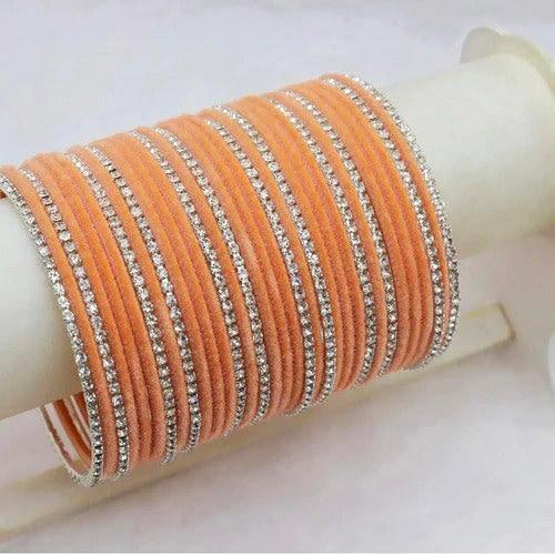 Indian Bangles with Velvet Diamond finish, Indian Bangles, Wedding jewelry, CZ bangles, colorful bangles set 32 bangles, bollywood jewelry