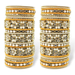 Beautiful Mirror work Silk thread Bangle Set, Wedding Jewelry, Bridesmaid Gift, Indian Wedding Bangle, Silk Thread Bangles with Flower kada