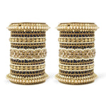 Bridal Punjabi Pacheli kada chuda set, Indian bangles pearls beaded chura, pakistani party wear eid stone work bangles, Indian Jewelry