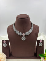 American Diamond Necklace Set – Elegant Bridal & Party Wear Jewelry