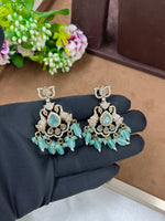 Victorian Inspired Emerald Green Stone Choker Necklace Set