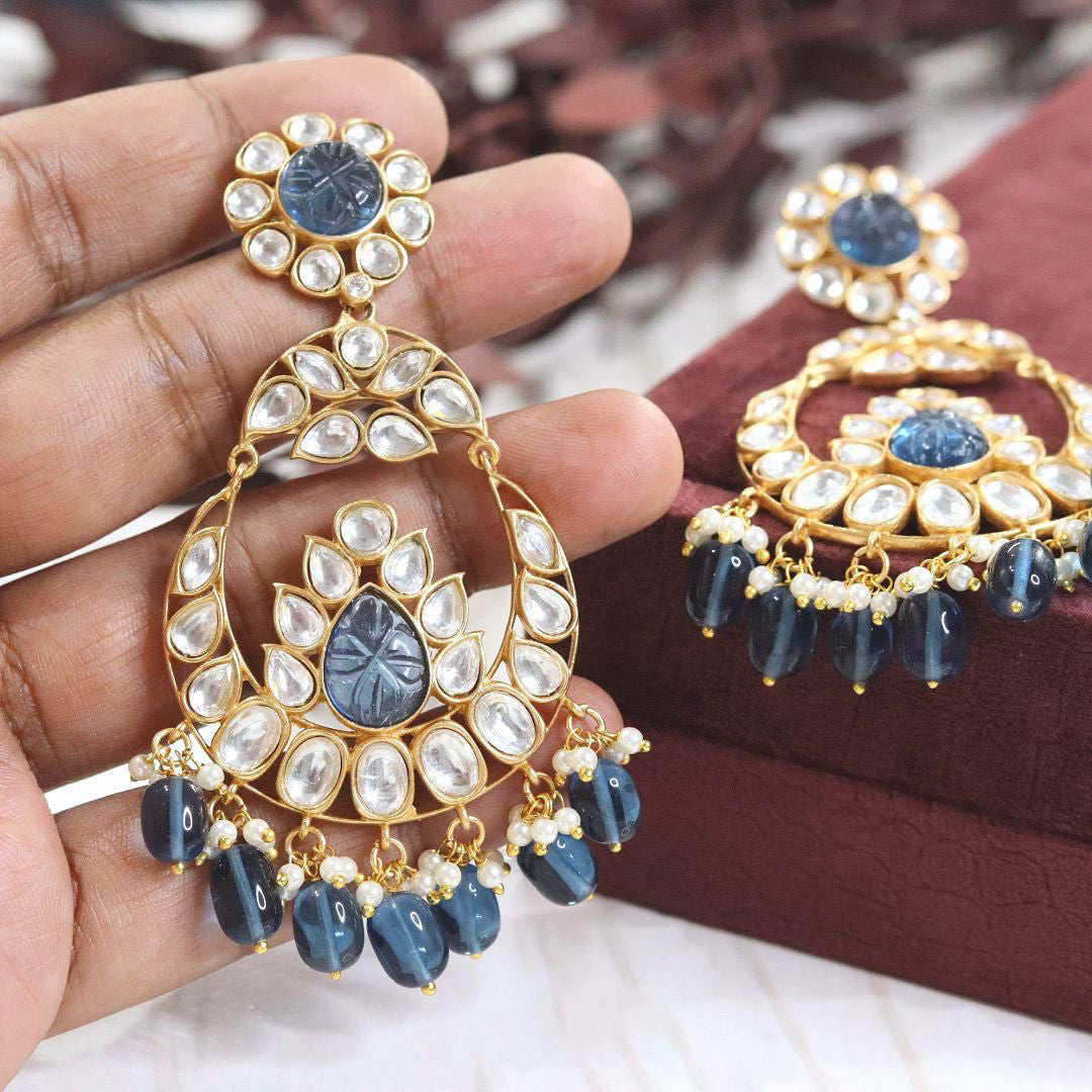 Celestial Beauty Indian Floral Jhumki Earrings Set, Indian Bridal Jhumki Jewelry Set, Bollywood Earrings Set, Floral Jhumki Set