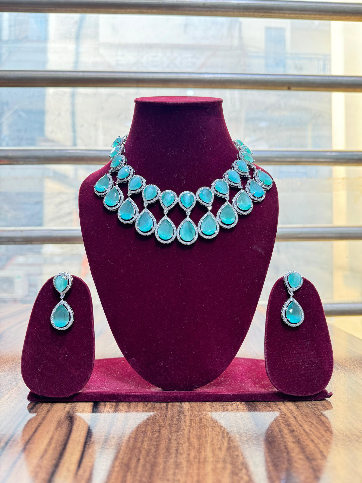 Bollywood Inspired Indian Traditional Polki Choker Set, Bollywood Design Polki Layered Choker Jewelry Set, Indian Polki Wedding Jewelry Set