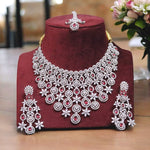 Indian Layered Meenakari Red Polki Choker Earrings Maangtika Set, Jaipuri Layer Red Polki Choker Jewelry Set, Red Choker Set