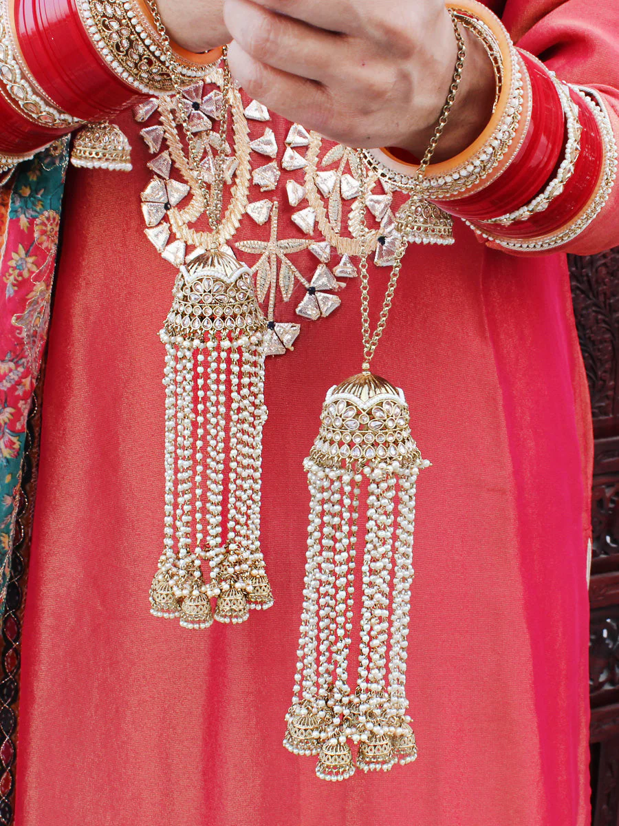 Pakistani Engagement Silver Kaleere Pakistani Jewelry Set, Lahore Haathphool Set, Pakistani Silver Kaleere Jewelry, Wedding Layer Haathphool