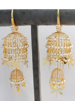 Elegant Gold Layering Kaleere Indian Jewelry Set, Pakistani Kaleere Set, Bridal Haathphool Set, Punjabi Golden Kaleere, Bollywood Kaleere Set