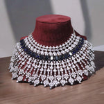 Multi Layer Ethnic Design Bridal Choker Earrings Set