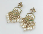 Bollywood Premium Kundan Earrings Handmade Ethnic Jewelry for Women