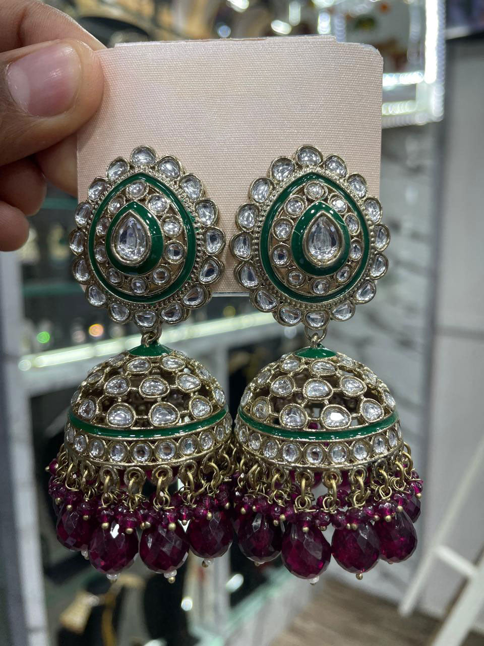 Bollywood Premium Earrings Handcrafted Ethnic Jewelry for Weddings