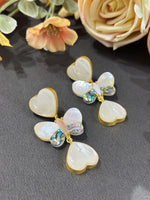 Butterfly Shape Exclusive Ethnic Earrings for Bridal Weddings and Engagements with Exotic Look