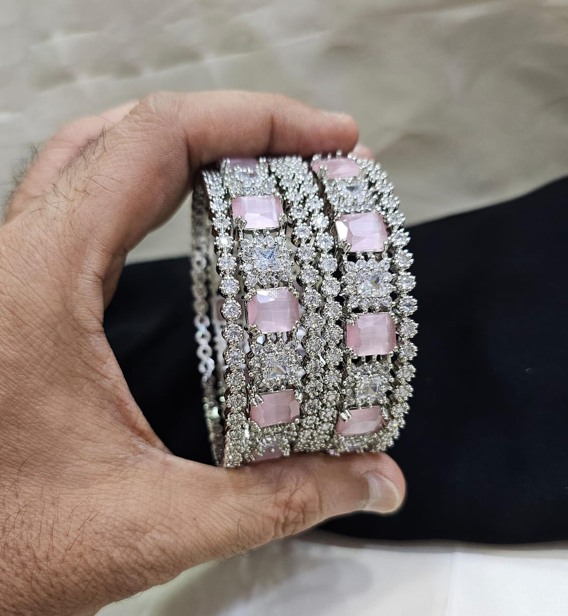 Bollywood inspired radiant shape bangle set showcasing Indian and Pakistani designs perfect for weddings and traditional celebrations