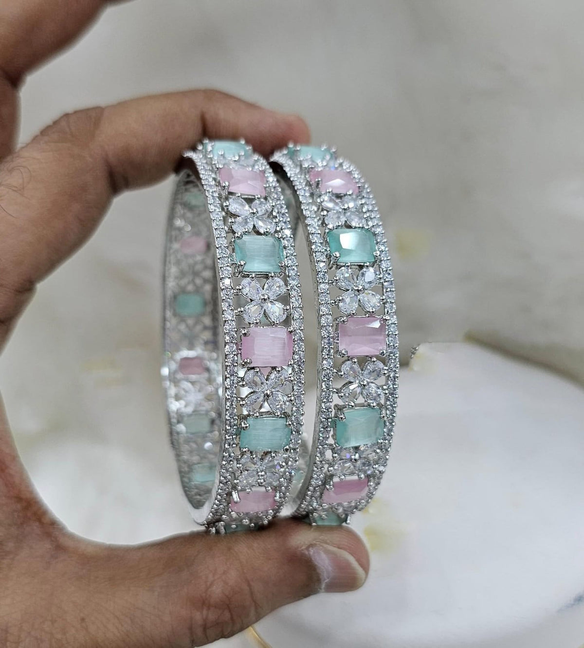 Indian bangle set with a Bollywood influence creating a perfect ethnic accessory