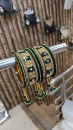 Bridal Crystal AD Bangles JumkaIndian Premium Design