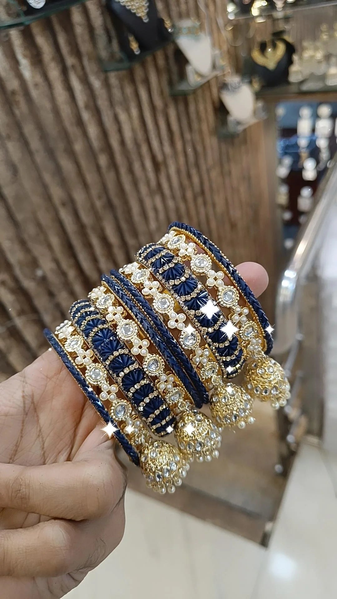 Delight Crystal Bangles Set Bridal Weddings Perfection Indian Jewelry