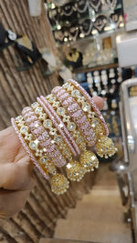 Delight Crystal Bangles Set Bridal Weddings Perfection Indian Jewelry