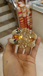 Peacock Kada Bangles Set - Peacock Jewellery Set