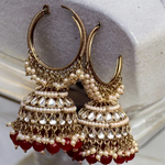 Bridal Pearls Indian Jhumki Jewellery Set, Indian Jhumki, Pearl Jhumki, Pakistani Jhumki, Weddings Jhumka