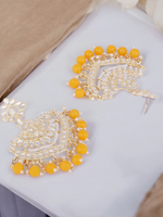 Chandelier Bridal Earrings Indian Wedding Jewellery Set, Bollywood Kundan Earrings, Indian Earrings, pearl Earring, Statement Earrings